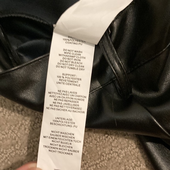 Nasty Gal High Waisted Faux Leather Shorts - Picture 5 of 9